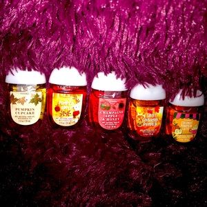 5 PACK ASSORTED POCKETBACS HAND SANITIZER